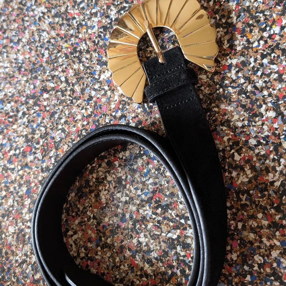 Sezane Sandy belt in gold and black - Picture 7 of 7